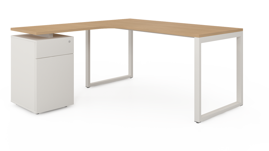 L-Shaped Desk VixClearD007