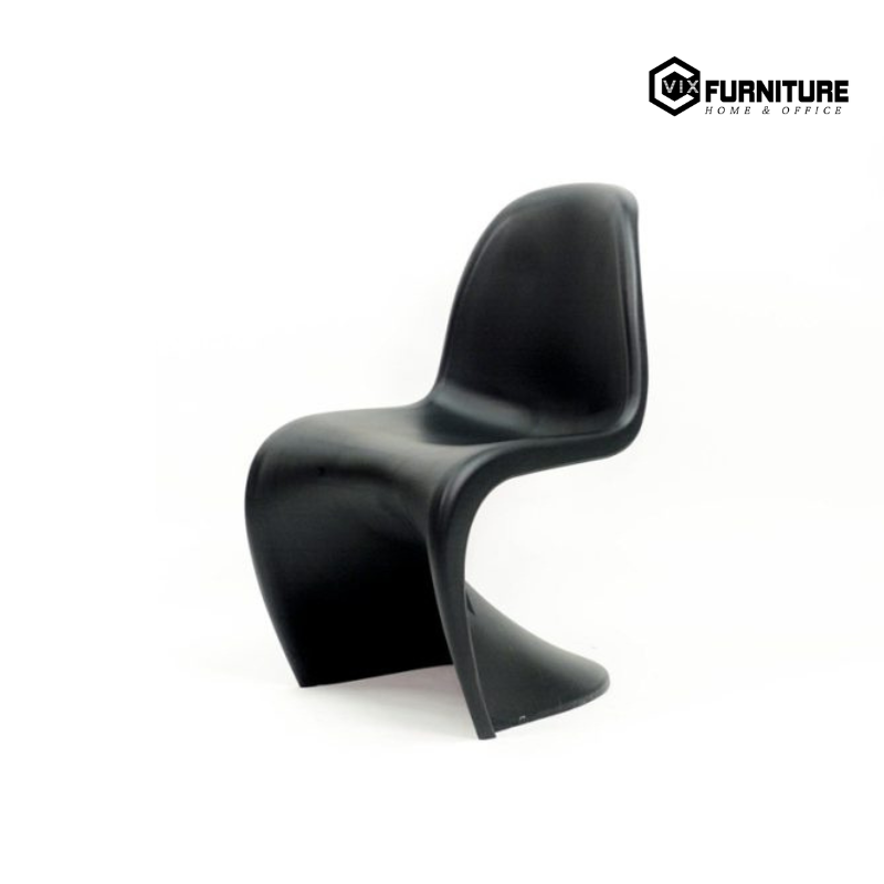 The chair legs are made from solid molded PP plastic, ensuring stability and durability while seated