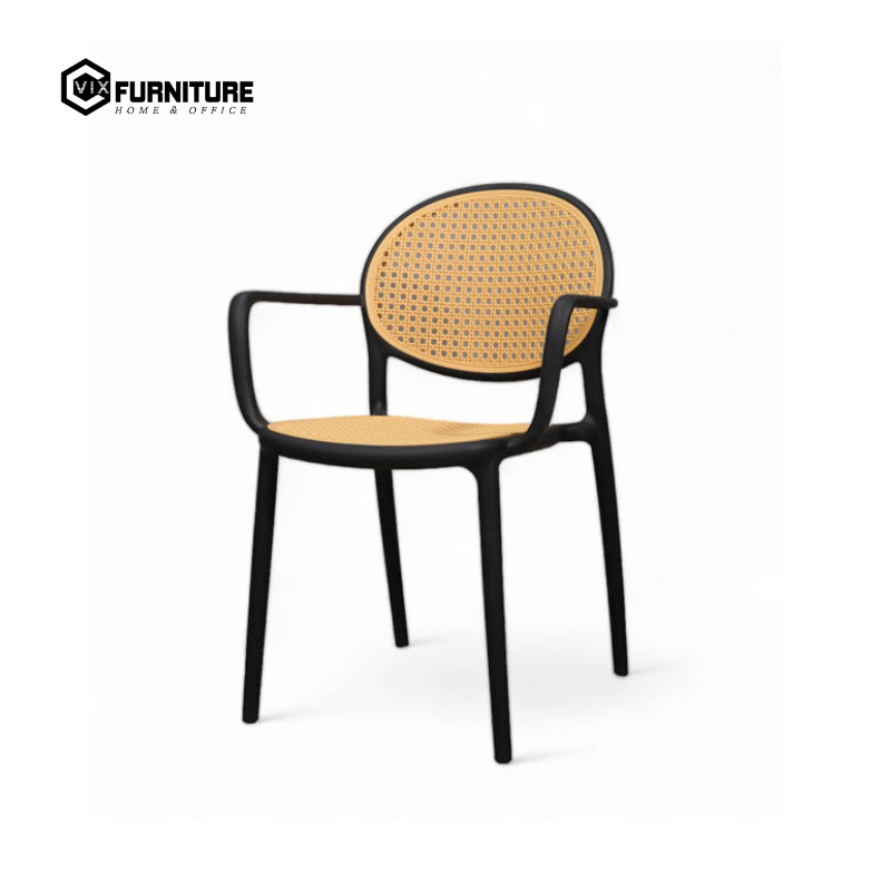 suitable for use as a café chair or dining chair in luxurious restaurants