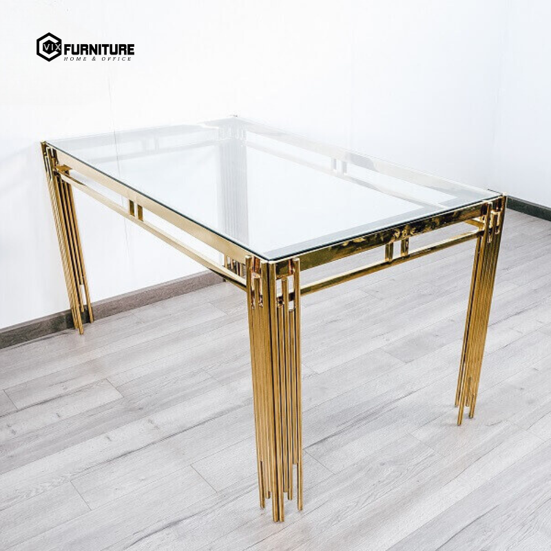 The VFBA003 table features a simple yet incredibly sophisticated design, making it suitable for various styles.