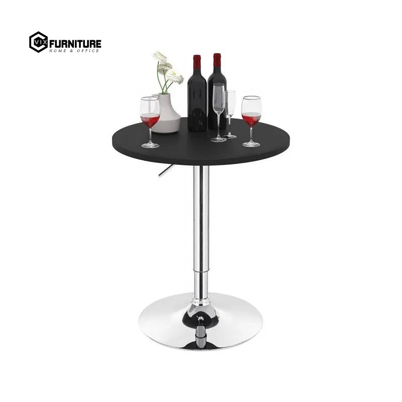 Round MDF Cafe Table with Adjustable Height Legs VFCF9026