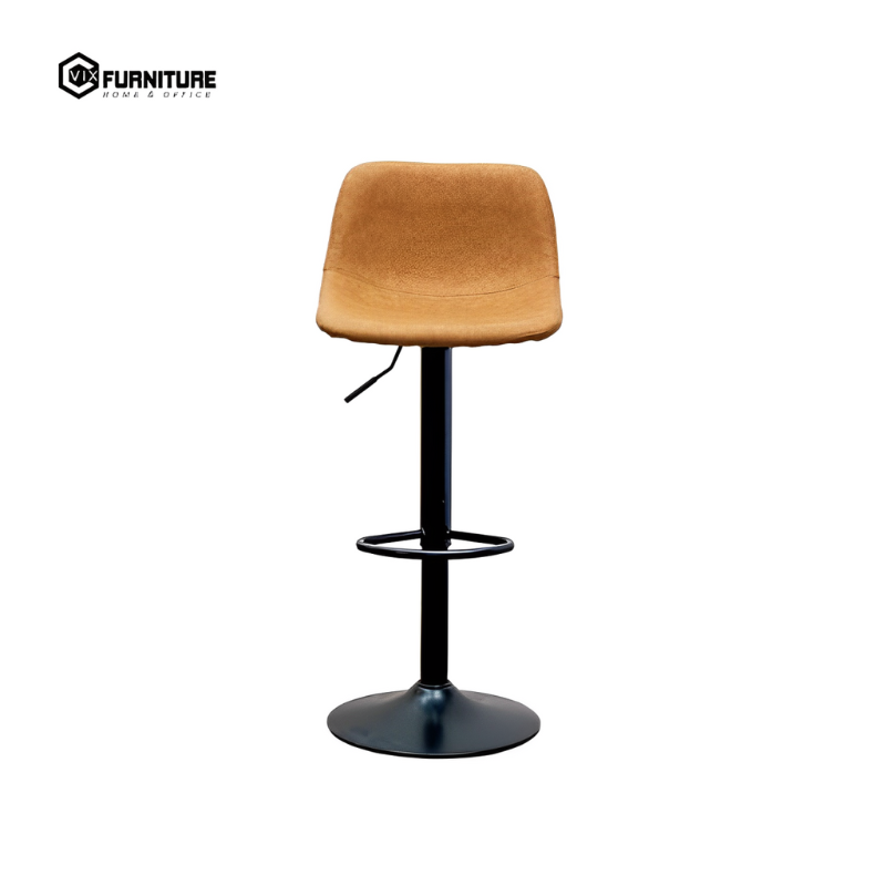 Introduction to PU Leather Bar Stool with Black Legs VFGB065