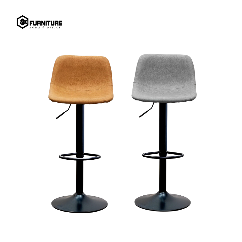 PU Leather Bar Stool with Black Legs VFGB065