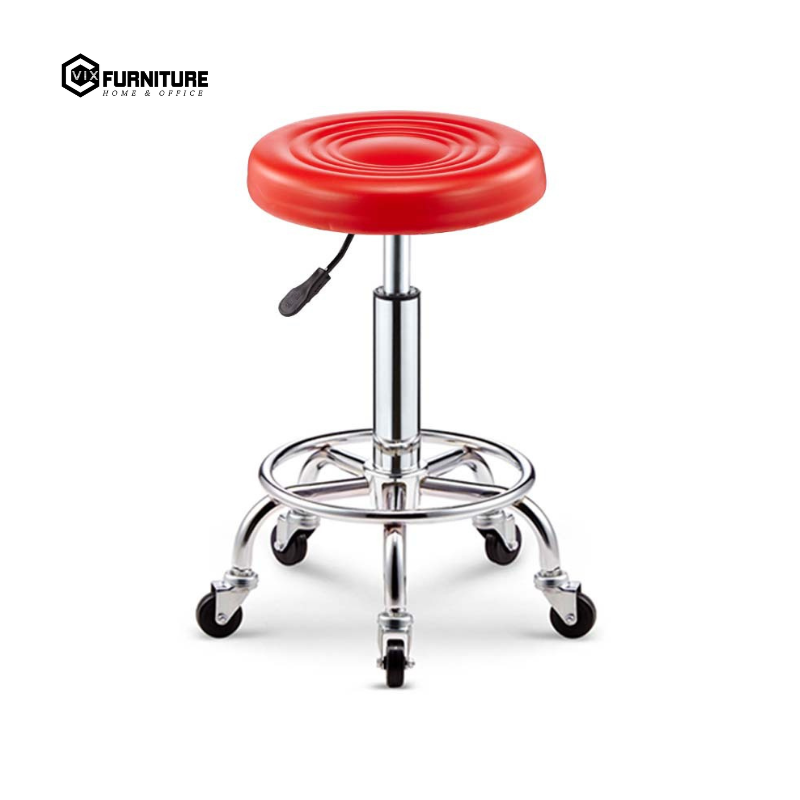 The PVC Upholstered Stool VFD010 is a practical, compact, and versatile piece of furniture