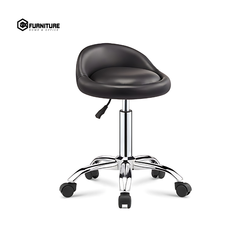 Swivel Bar Stool with Wheels VFGB013-1