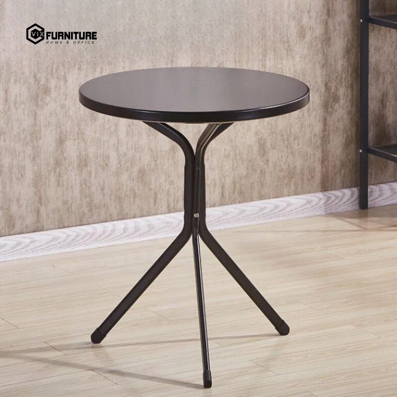 Round Café Table with Electrostatic Painted Steel VFCF260