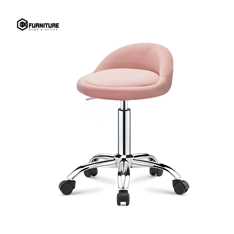 Swivel Bar Stool with Wheels VFGB013-1