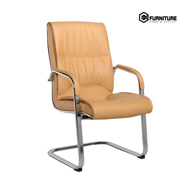 Meeting Room Leather Chair with Cantilever Base VFW118