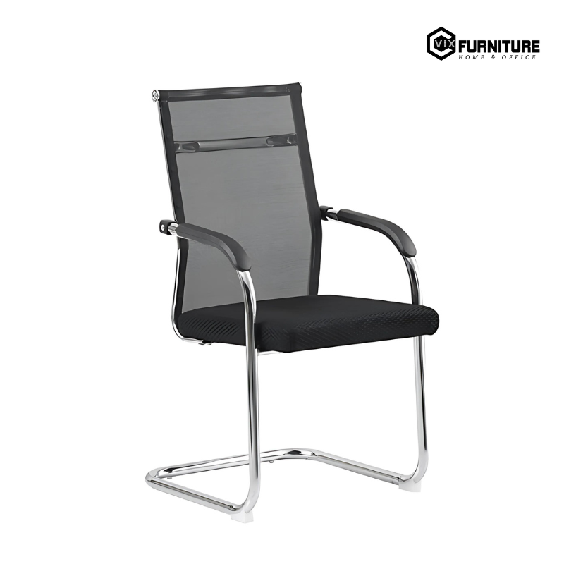 Meeting Room Chair with Cantilever Base and Mesh Back VFGH4010C