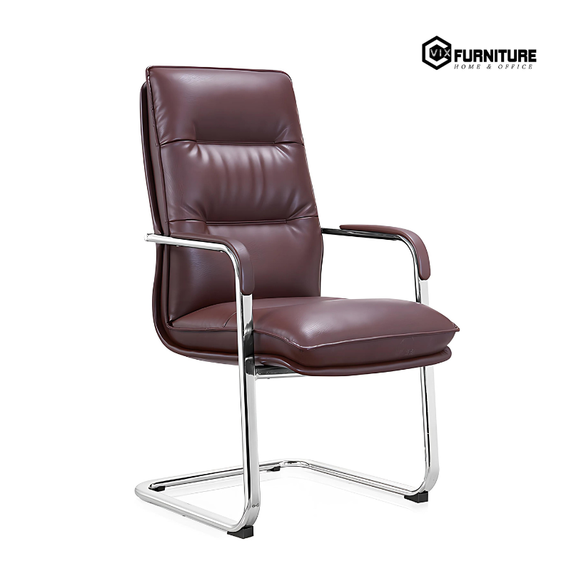 Meeting Room Leather Chair with Cantilever Base VFB-140