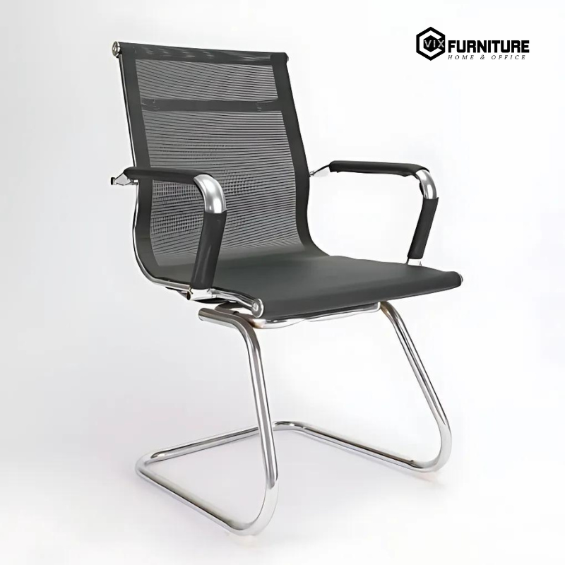 Mesh Back Meeting Chair with Cantilever Legs VFGH2001