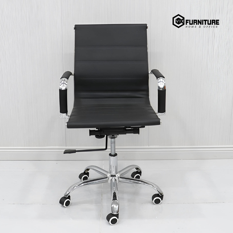 The VF2007 chair features a modern design with intricate details