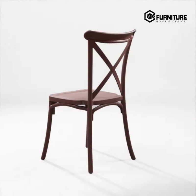 VFST3041 Molded Plastic Dining Chair: Premium PP Plastic Material – Durable and Strong