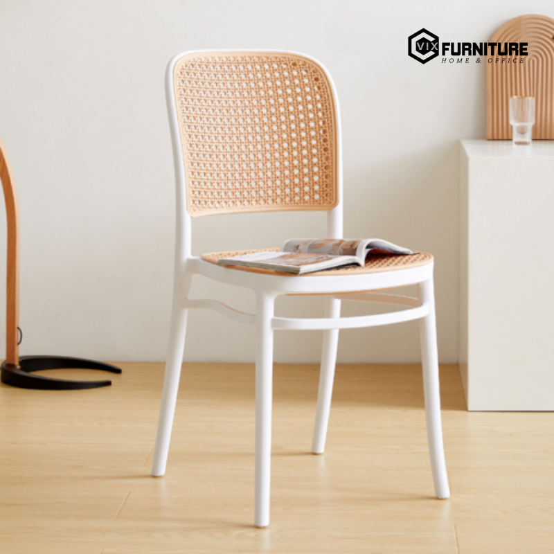 Plastic Dining Chair VFST3042: Modern, Youthful, and Attractive Design