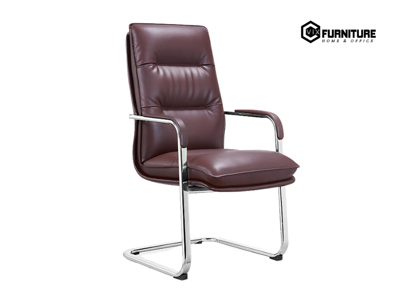 Meeting Room Leather Chair with Cantilever Base VFB-140